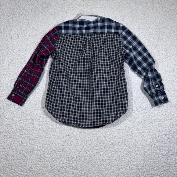 Polo Ralph Lauren Boys Patchwork Cotton Button up Shirt Size 6 - Picture 3 of 4